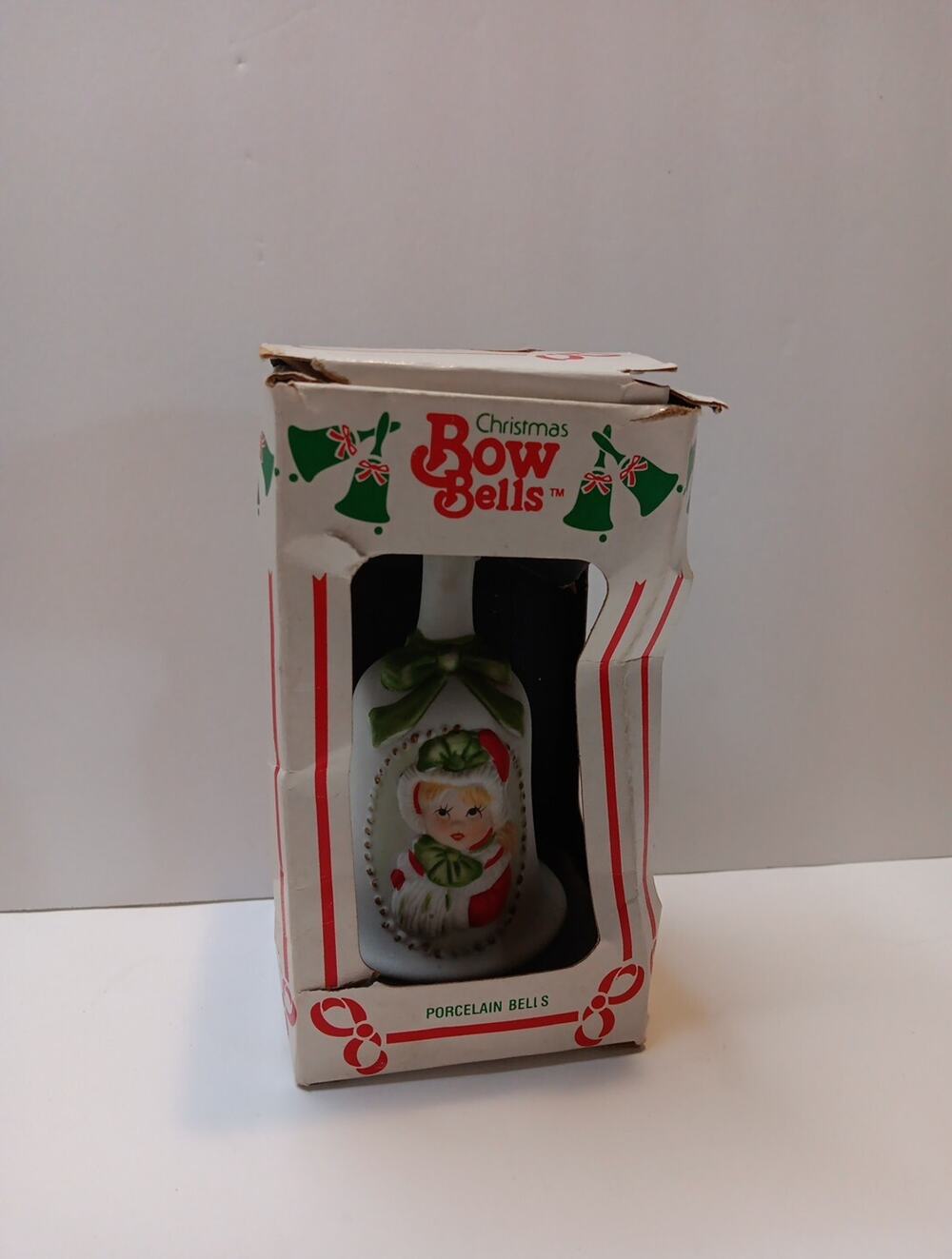Vintage Jasco Handcrafted Christmas Bow Bells
